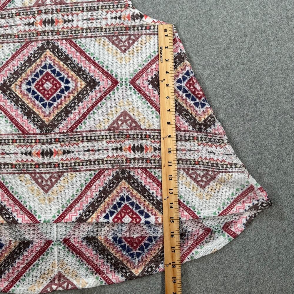 Wrangler Western Tunic Tank Top Women's Medium Open Knit Lightweight Flowy Aztec - Picture 6 of 7
